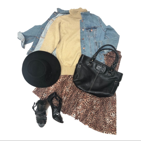 Pickett & Smith Gold Turtleneck Sweater - Picture 2 of 5